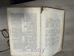 Civil War 1861 BIBLE in ENGLISH ANTIQUE OLD & NEW TESTAMENTS Americana