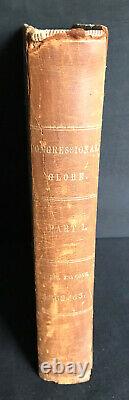 Civil War 1863 Congressional Globe Abe Lincoln 3rd Ses 37th Congress New Mexico