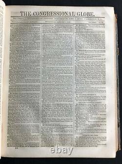 Civil War 1863 Congressional Globe Abe Lincoln 3rd Ses 37th Congress New Mexico