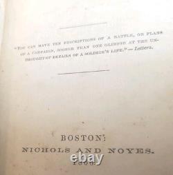Civil War 1st Ed. 1866 DUNN BROWNE'S EXPERIENCES IN THE ARMY 14th Conn Infantry