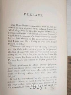 Civil War 1st Ed. 1866 DUNN BROWNE'S EXPERIENCES IN THE ARMY 14th Conn Infantry