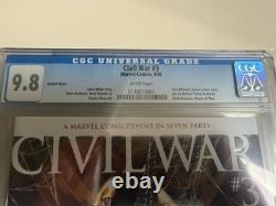 Civil War #3 Turner 110 CGC 9.8 2006 variant cover
