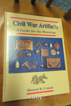 Civil War Artifacts HC Crouch Signed Bottle Horse Insignia Artillery Medical oop
