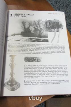 Civil War Artifacts HC Crouch Signed Bottle Horse Insignia Artillery Medical oop