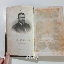 Civil War Book Lives of Ulysses S. Grant and Schuyler Colfax 1868 Mansfield
