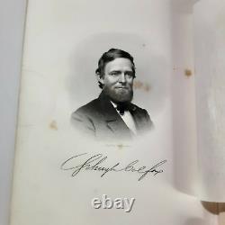Civil War Book Lives of Ulysses S. Grant and Schuyler Colfax 1868 Mansfield