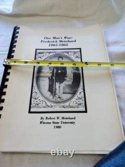 Civil War Book One Man's War Frederick Meinhard 1862-1865 Maps Recollections