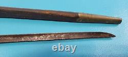 Civil War British Pattern 1853 Socket Bayonet + Scabbard English UK T21