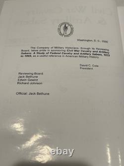 Civil War Cavalry & Artillery Sabers John H. Thillmann 1833-1865 Hardcover