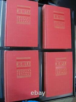 Civil War Confederacy Robert E Lee Freeman Biography 4 Vols Early Printing VG