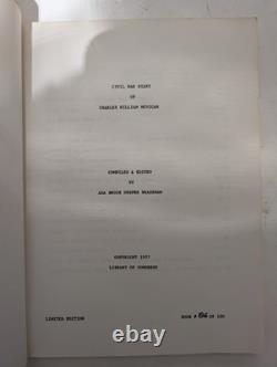 Civil War Diary Of Charles William McVicar Stuart's Horse Artillery Of The CSA