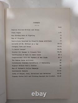 Civil War Diary Of Charles William McVicar Stuart's Horse Artillery Of The CSA