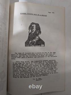 Civil War Diary Of Charles William McVicar Stuart's Horse Artillery Of The CSA