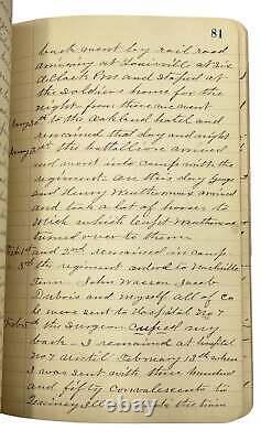 Civil War Diary of Marcus H McCoy / 2nd Regiment, Michigan Cavalry