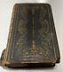 Civil War Era Family Name Embossed Bible 1856 Signed Alfred Bergen New Jersey