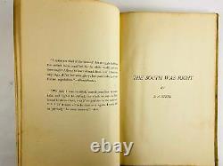 Civil War FIRST EDITION vintage book circa 1914 South was Right antique by Samue