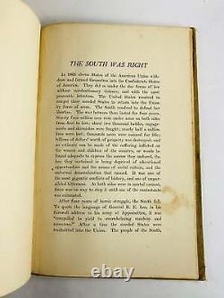 Civil War FIRST EDITION vintage book circa 1914 South was Right antique by Samue
