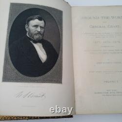 Civil War History Around The World With General Grant 1st Ed 1879 Young 2 Vols