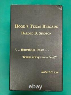 Civil War, Hood's Texas Brigade, 4-Vol Box Set, H. B Simpson, 1968-1977