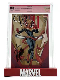 Civil War II #0 CBCS 9.8 Fan Expo Variant Signed Stan Lee 1st App Ulysses 2016