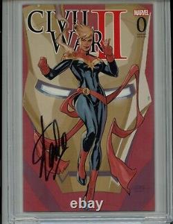 Civil War II #0 CBCS 9.8 Fan Expo Variant Signed Stan Lee 1st App Ulysses 2016