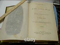 Civil War In America Vols 1, 2 & 3 by Benson Lossing Hard Cover 1866 & 68
