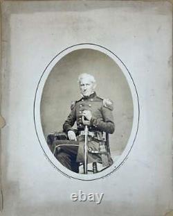 Civil War / Large Format Photograph of Brigadier General Lorenzo Thomas 1862