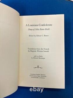 Civil War, Louisiana, Diary Felix Pierre Poche, E. C. Bearss, 1972