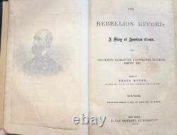 Civil War Putnam's Record of the Rebellion Volumes 1-11 and Companion Volume