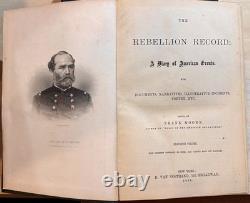 Civil War Putnam's Record of the Rebellion Volumes 1-11 and Companion Volume