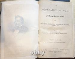 Civil War Putnam's Record of the Rebellion Volumes 1-11 and Companion Volume