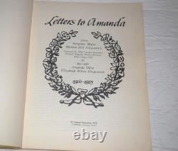 Civil War RARE 1976 Edition Letters to Amanda 1862-1865 Marion Hill Fitzpatrick