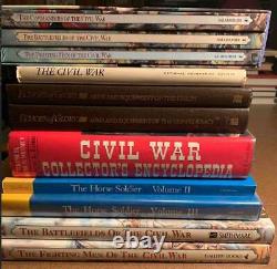 Civil War Reference Book Grouping 11 books