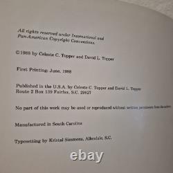 Civil War Relics From South Carolina Signed Limited Edition 1988 Topper Book