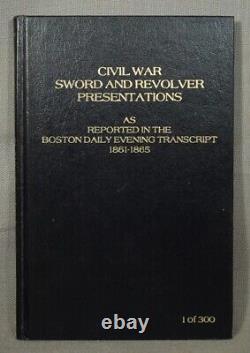 Civil War Sword and Revolver Presentations Boston Daily Evening Transcript 1861