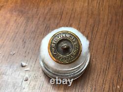 Civil War Topographical Engineers Old English TE with Shield Coat Button