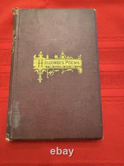 Civil War book (1872) Southern Voices Poems by Wm. H. Holcombe, M. D