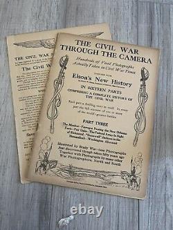 Civil War through the Camera / New History by Henry Elson Book Set