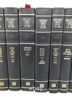 Collector's Library of the Civil War Time-Life 21 Volume Set Leather Bound 80's