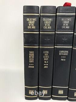 Collector's Library of the Civil War Time-Life 21 Volume Set Leather Bound 80's