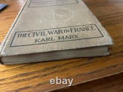 Communist Manifesto/Civil War in France, c. 1910 American Press! Rare