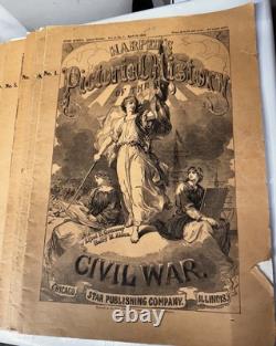 Complete 27 Issue Harper's Pictorial History of the CIVIL WAR Volume II 1894 EXC