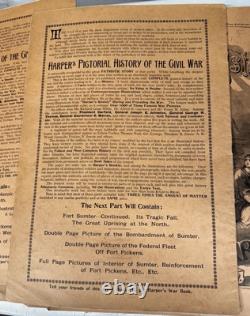 Complete 27 Issue Harper's Pictorial History of the CIVIL WAR Volume II 1894 EXC