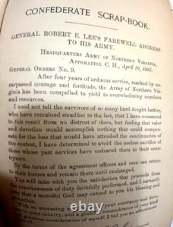 Confederate Scrap Book (1893 Not A Reprint)