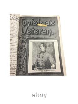 Confederate Veteran 1920 Vol XXVIII Hardcover Americana Civil War History