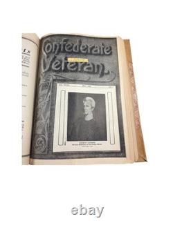 Confederate Veteran 1920 Vol XXVIII Hardcover Americana Civil War History