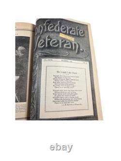 Confederate Veteran 1920 Vol XXVIII Hardcover Americana Civil War History