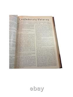Confederate Veteran Vol II 1894 American Civil War History Magazine Bound