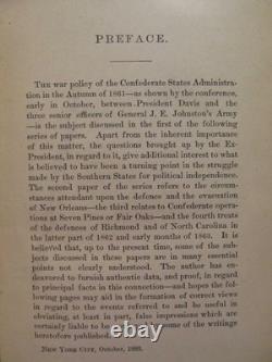 Confederate War Papers Memoir Of Major General Gustavus W. Smith, C. S. A. 1884