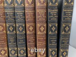 DELUXE LEATHER 10 Vol. Miller 1912 Photographic History of Civil War